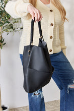 Load image into Gallery viewer, Vegan Leather Handbag with Pouch
