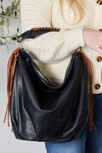 Load image into Gallery viewer, Fringe Detail Contrast Handbag
