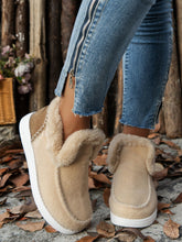 Load image into Gallery viewer, Cozy Furry Suede Round Toe Flat Sneakers
