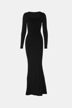 Load image into Gallery viewer, Basic Built-In Shapewear Square Neck Long Sleeve Maxi Dress
