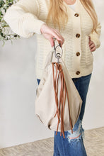 Load image into Gallery viewer, Fringe Detail Contrast Handbag
