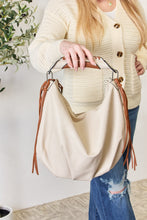 Load image into Gallery viewer, Fringe Detail Contrast Handbag
