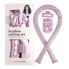 Load image into Gallery viewer, Heatless Hair Curling Set with Clips

