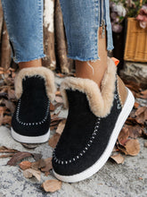 Load image into Gallery viewer, Cozy Furry Suede Round Toe Flat Sneakers
