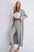Load image into Gallery viewer, Cozy Chic Open Front Long Cardigan &amp; Legging Set
